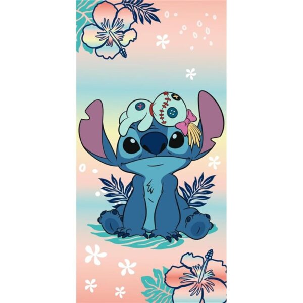 Disney Stitch & Scrump On Top Beach Towel 70x140cm