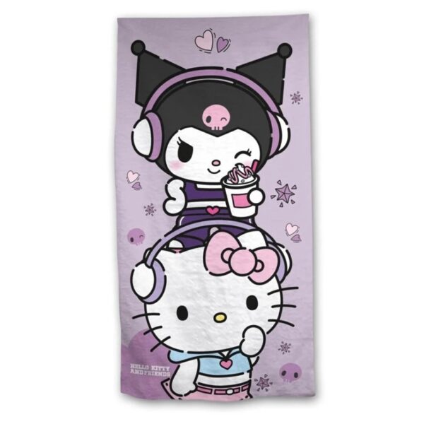 Hello Kitty & Kuromi Beach Towel 70x140cm