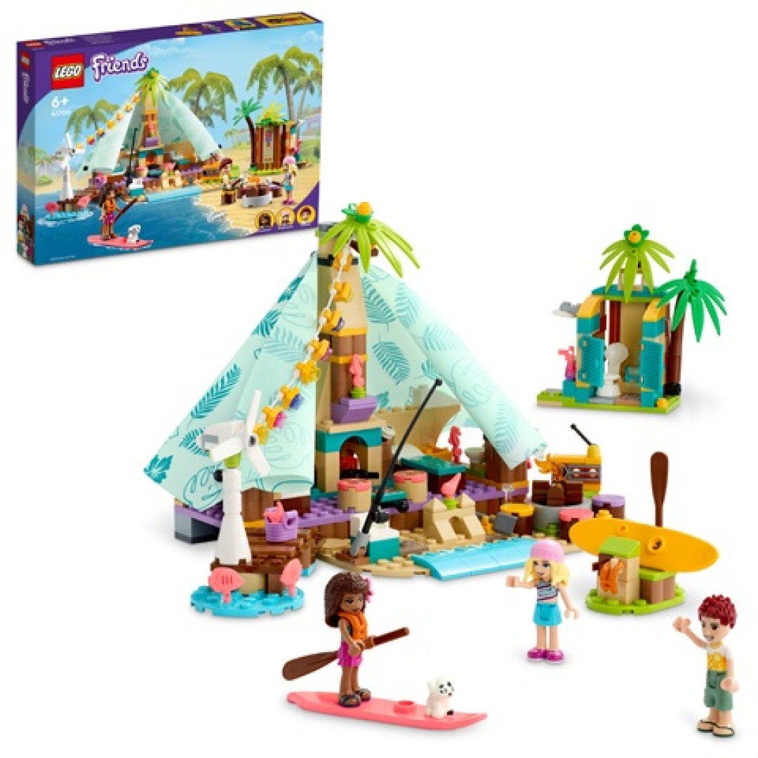 pos-5702017117379-86e37c3a3edc9b43163a0f88bd1de938.jpg LEGO Friends 41700 Beach Glamping - Retired - Image 1
