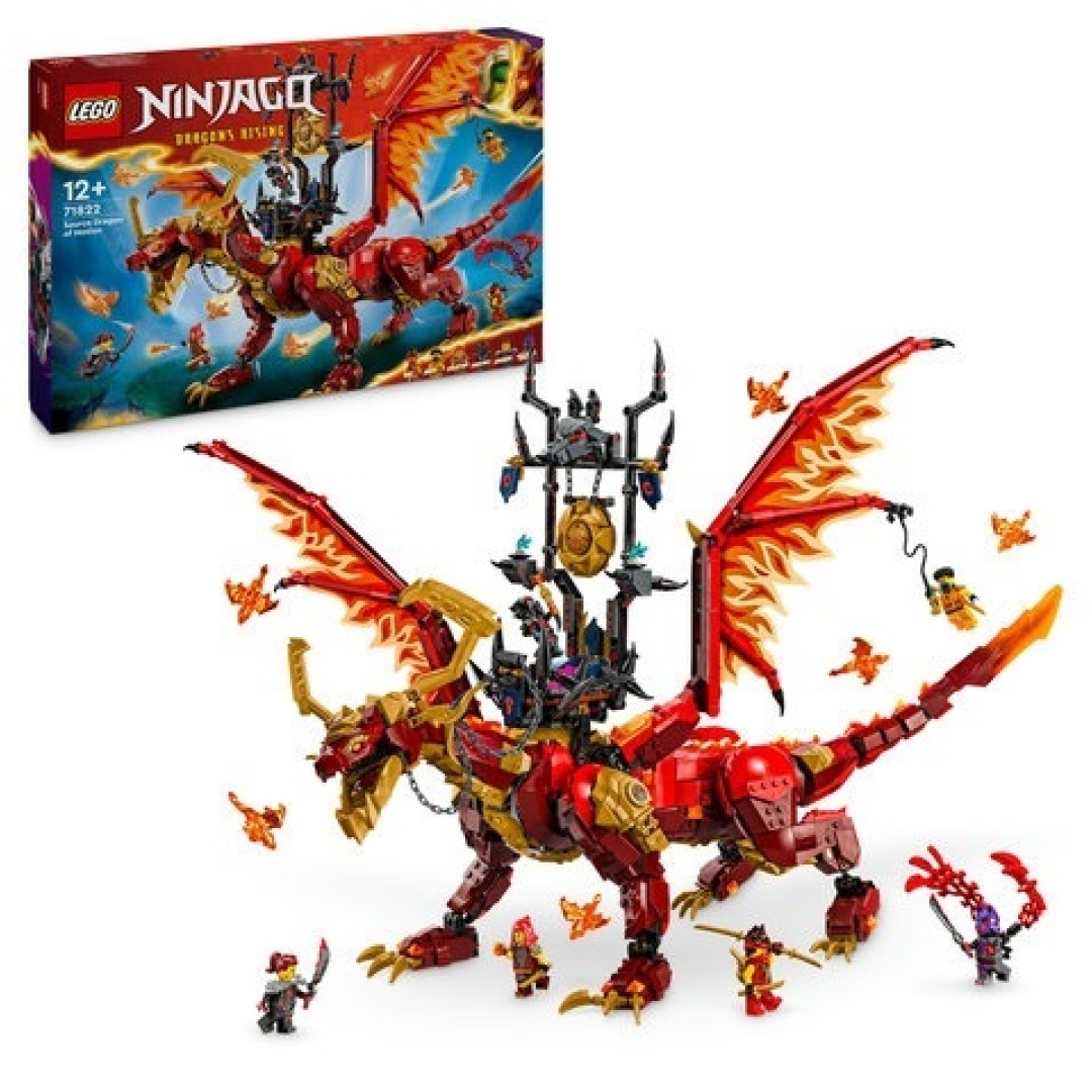 pos-5702017584645-b23ea2e65aa8dbaf0207dfe9d3b657f3.jpg LEGO Ninjago 71822 Source Dragon of Motion - Retired - Image 1