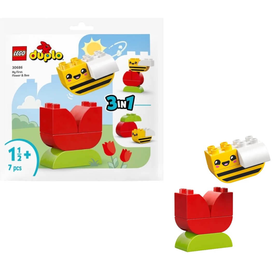 pos-5702017819174-76c39c493e11a7064389122057fad3b6.jpg LEGO Duplo 30686 My First Flower and Bee - Image 1