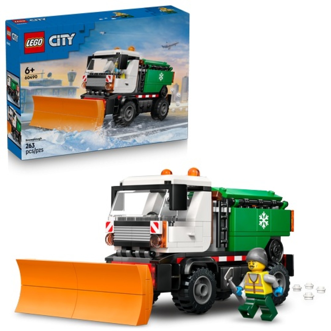 pos-5702018056592-84f9740bd42899e6c2954dfc474f468e.jpg LEGO City 60490 Snowplow - Image 1