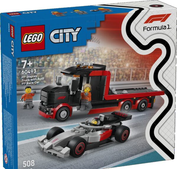 LEGO City 60493 F1 Display Truck with Audi F1 Race Car