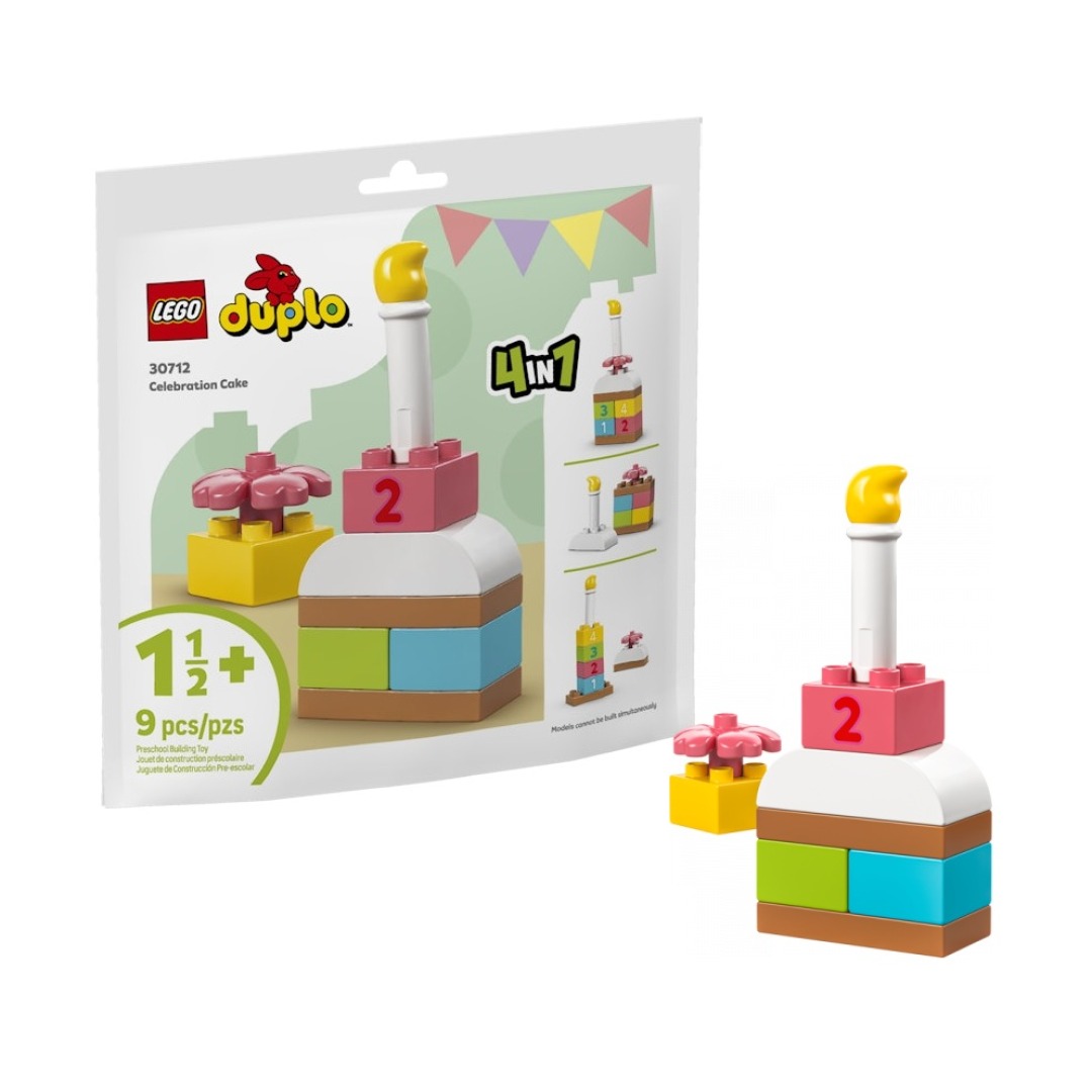 pos-5702018058046-6f65e57f4a9bf11711c5edb6f831fa7e.jpg LEGO Duplo 30712 Celebration Cake - Image 1