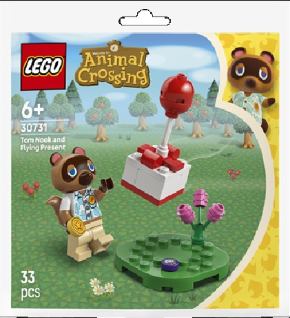 LEGO Animal Crossing 30731 Tom Nook with Flying Present