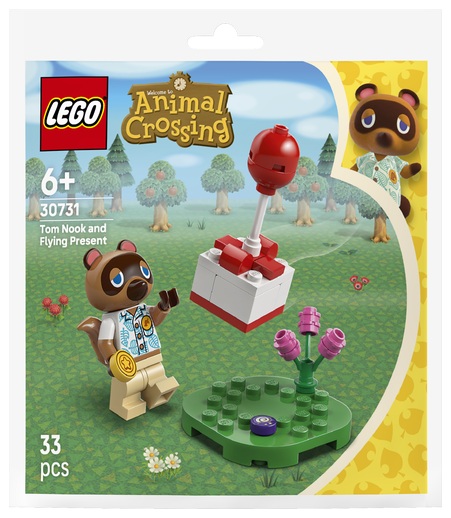 LEGO Animal Crossing 30731 Tom Nook with Flying Present