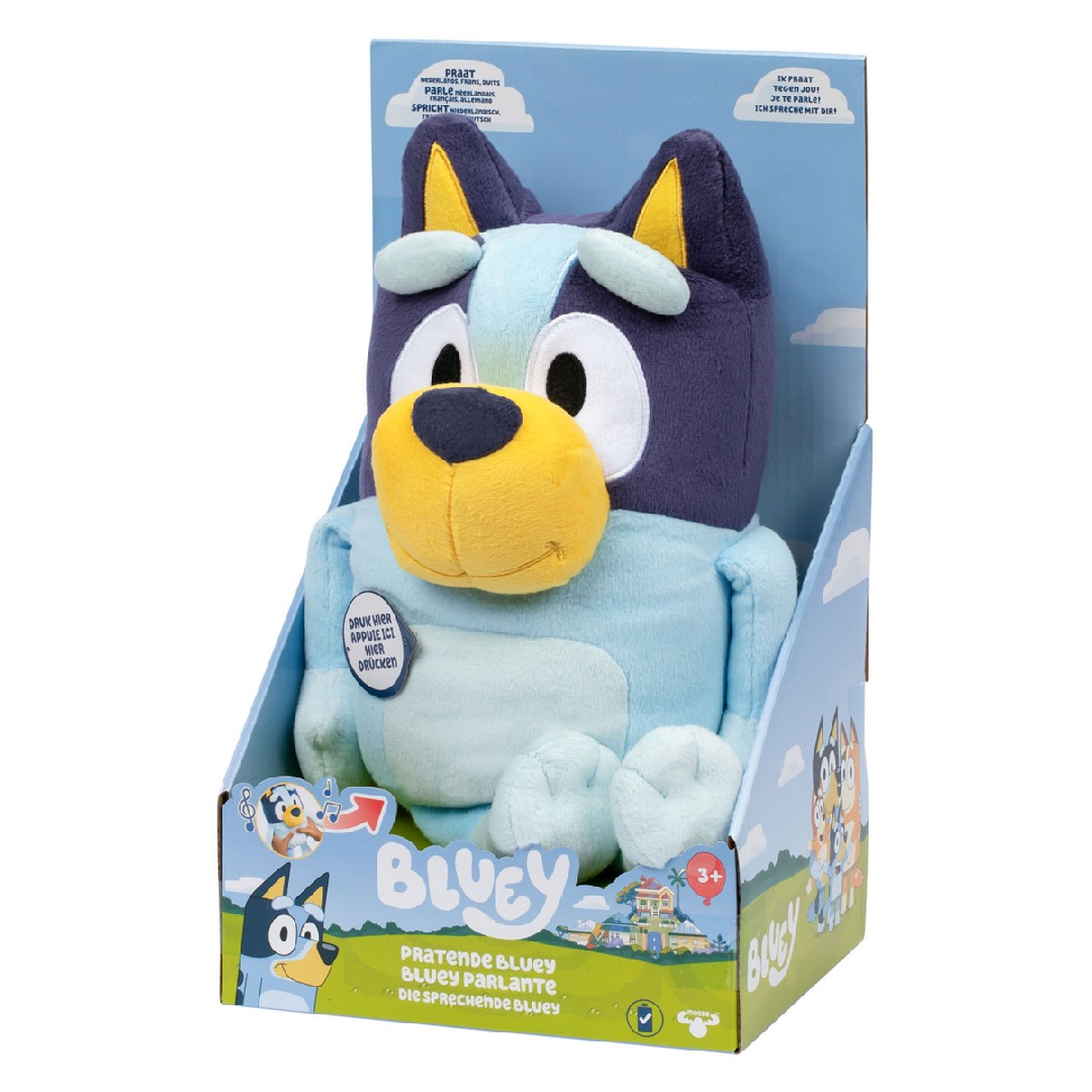 pos-630996189757-d00cf6cce8965b391f07f57cabd3fd95.jpg Bluey Talking Plush 33cm - Image 1