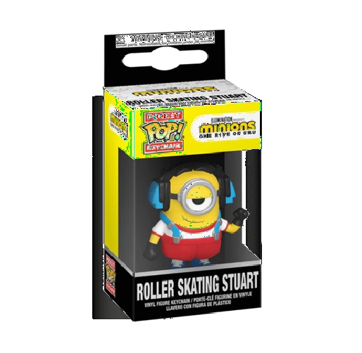 Pocket POP! Keychain Minions The Rise Of Gru - Rolling Skating Stuart
