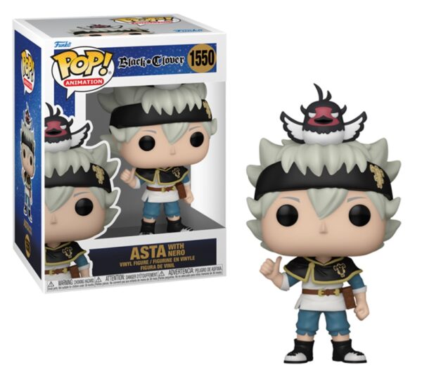 Funko POP! Black Clover N° 1550 - Asta With Nero