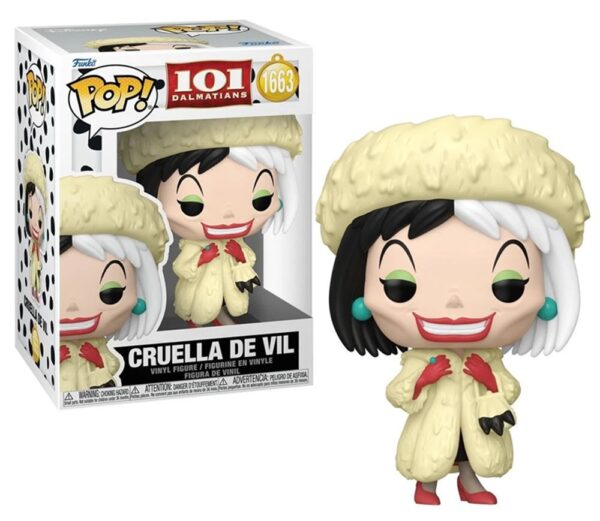 Funko POP! Disney 101 Dalmation N° 1663 - Cruella De Vil