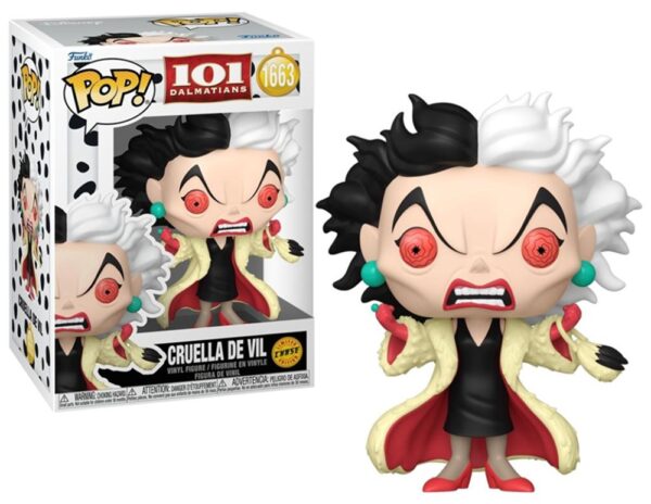 Funko POP! Disney 101 Dalmation N° 1663 - Cruella De Vil Chase Edition
