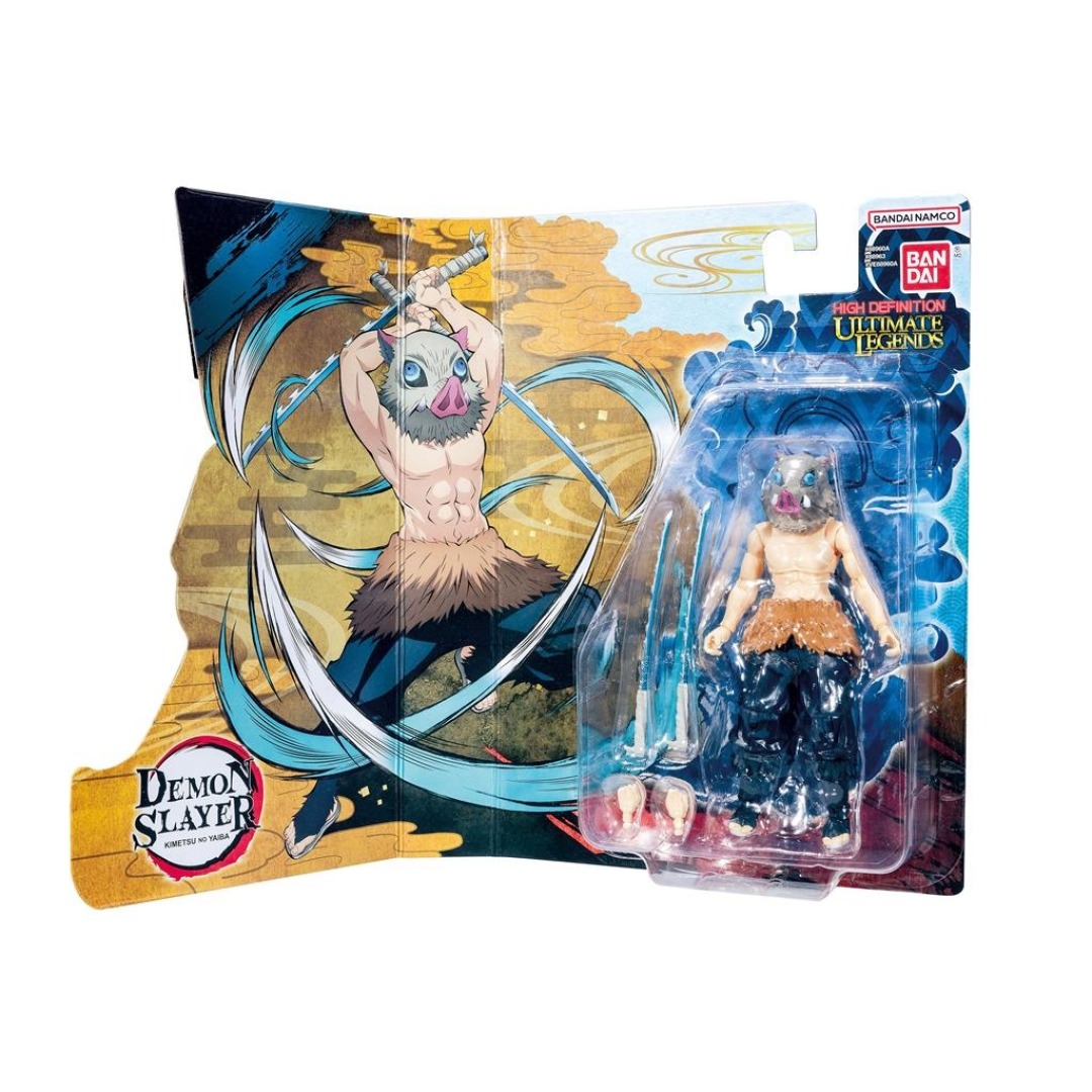 00fc7c0fa987e15925d7ddfea17bbe3d.jpg Demon Slayer Inosuke Ultimate Legends Bandai Figure - Image 1