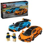 LEGO Speed Champions 77238 Lamborghini Revuelto & Huracán STO