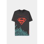 DC Superman Dark Grey Son Of Krypton Loose Fit T-Shirt (L)