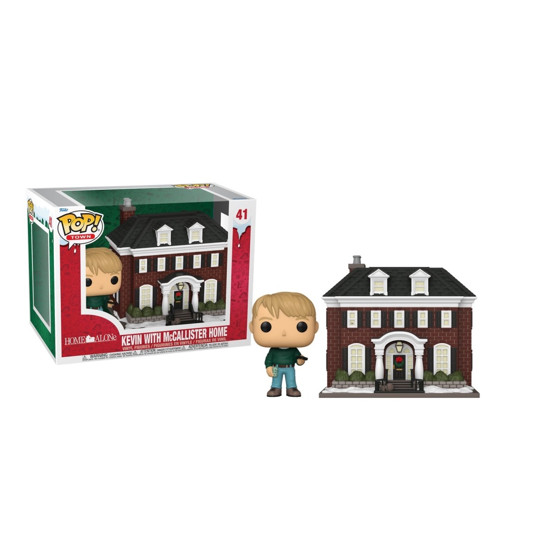 0141d5bbb2660ab5b57ac14085e506f6.jpg Funko POP! Home Alone N° 41 - Kevin With McCallister Home - Image 1