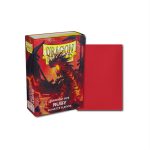 Dragon Shield Japanese Size Sleeves 60 Matte Ruby 'Geledar'
