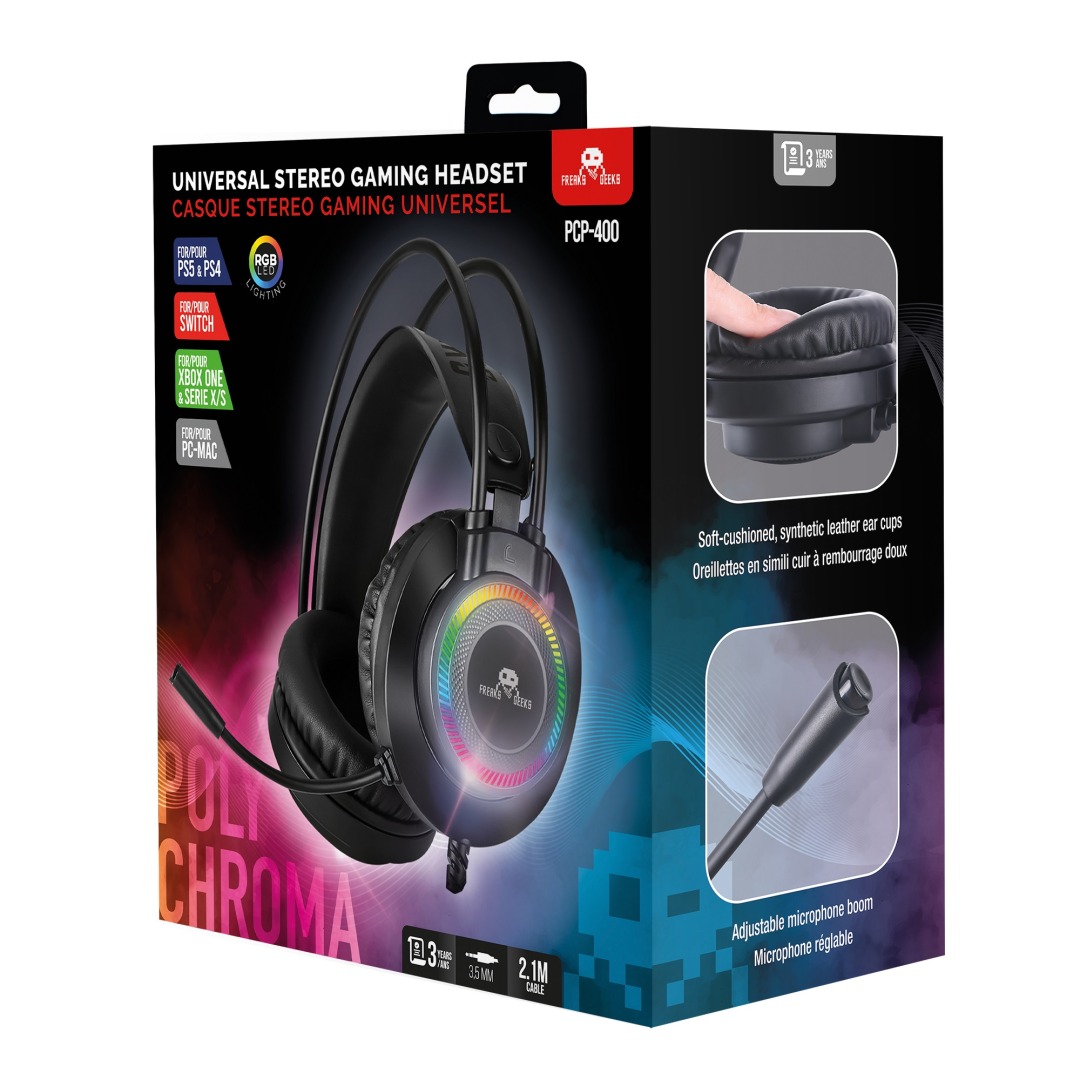 025a11fe1369440e8c6c495eb0fcfa60.jpg Freaks & Geeks PCP-400 Universal Stereo Gaming Headset - Image 1