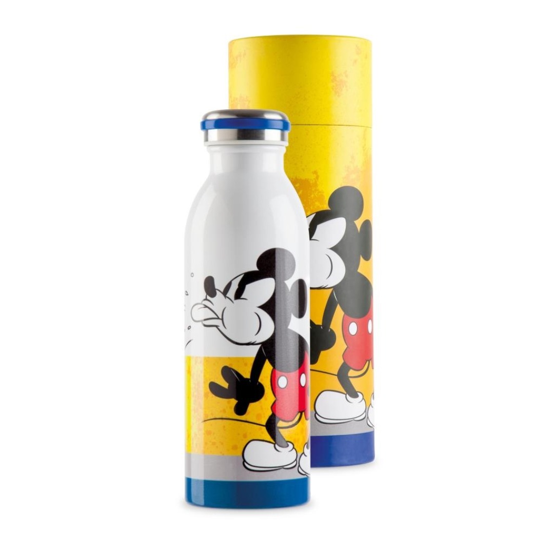 028ebcfcfe239a1426908c772e0be3db.jpg Disney Mickey I Am Yellow Stainless Steel Bottle 500ml - Image 1