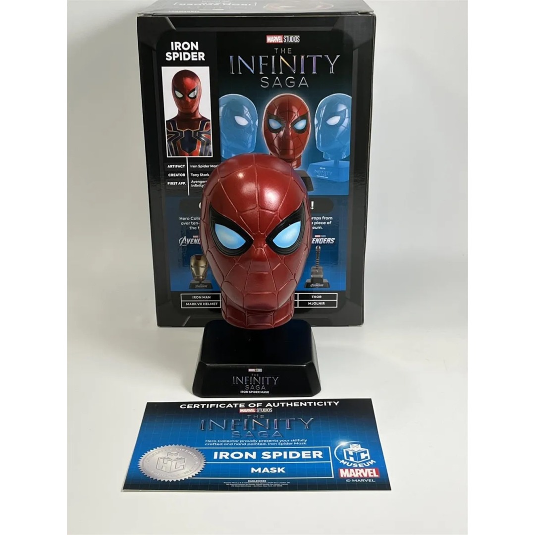 02b5dc19edf0a03f3e36c7b9ee6ac581.jpg Marvel Iron Spider's Mask Movie Museum Replica - Image 1