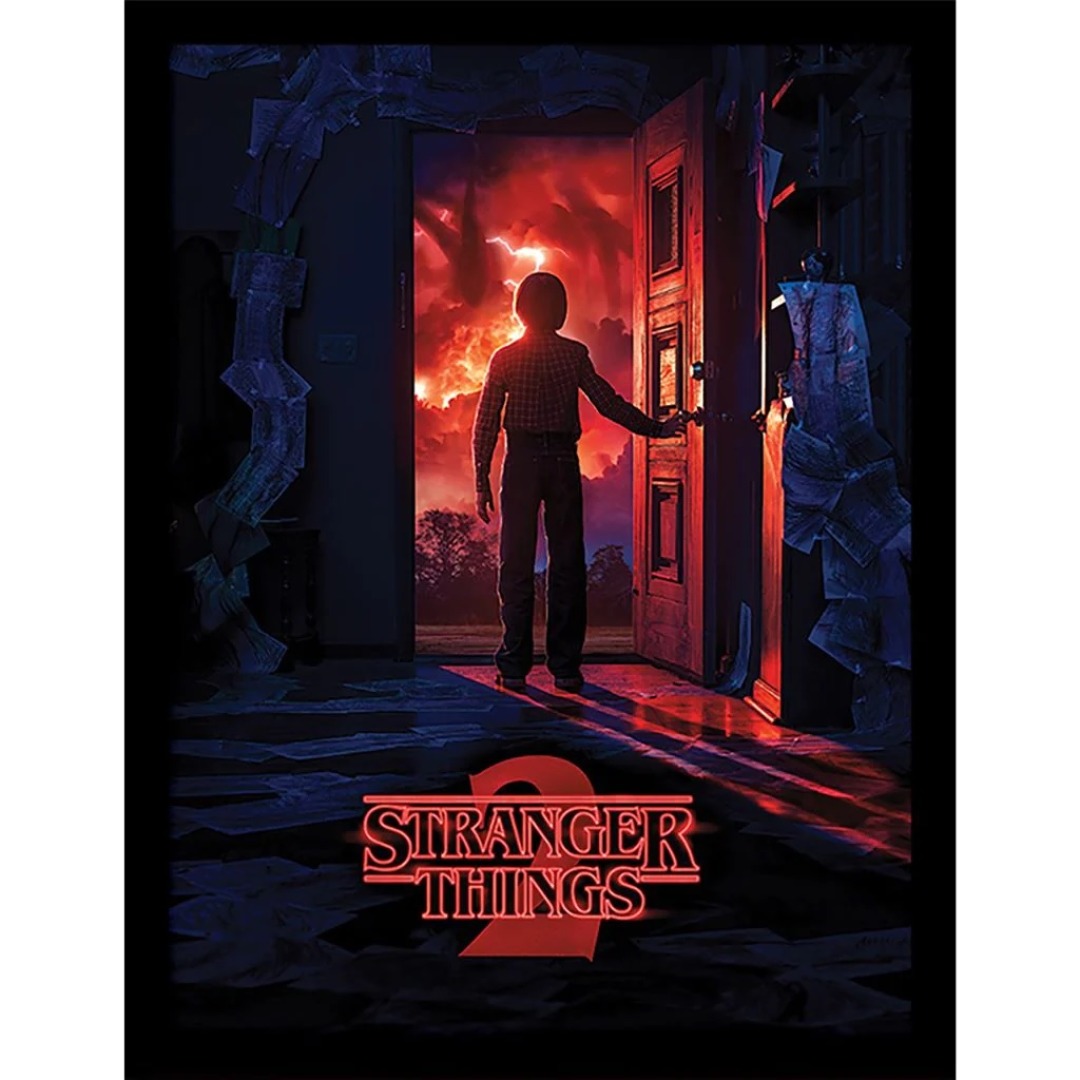02dc88eed1fde96e8362feff6df5c0eb.jpg Stranger Things Doorway Collector Print 30x40cm - Image 1
