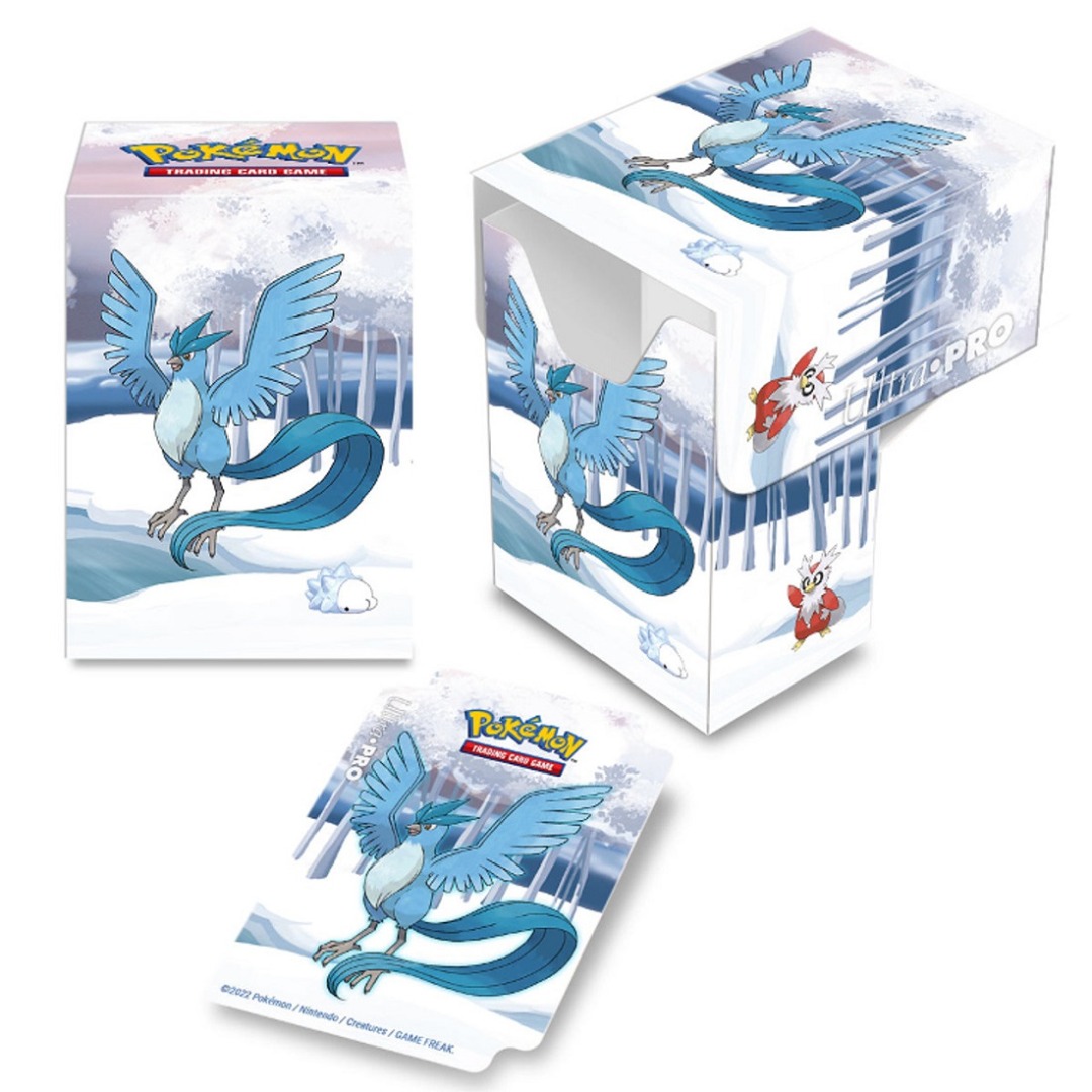 0355d14c04e87f65c1b50fac9add55d0.jpg Ultra Pro Deck Box Pokemon Gallery Series Frosted Forest - Image 1