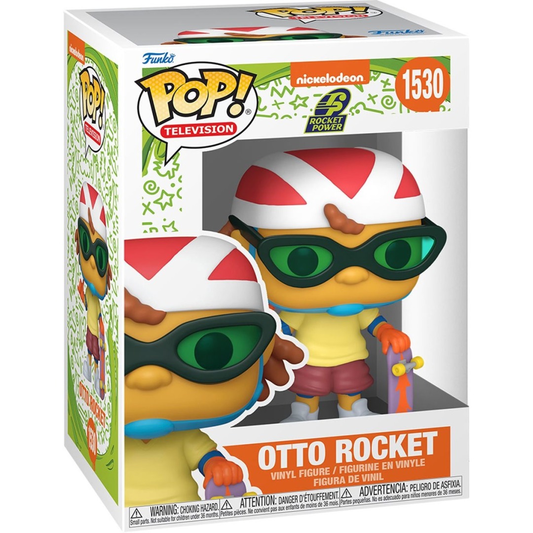 03d98d211134caf06c47a8c24456b55f.jpg Funko POP! Rocket Power N° 1530 - Otto Rocket - Image 1