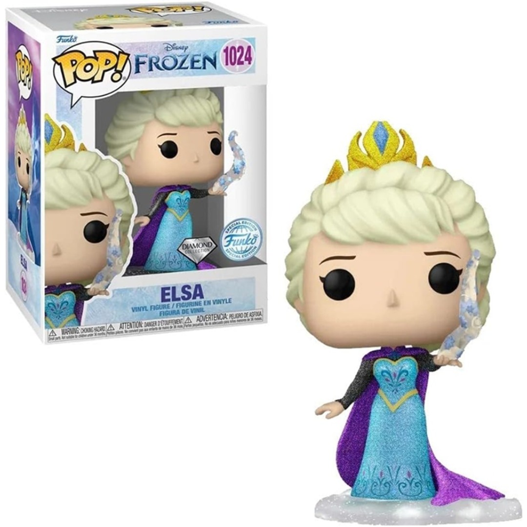 03f90388764c2f4f0d4f57d1ebc01074.jpg Funko POP! Disney Frozen N° 1024 - Elsa Diamond Collection - Image 1