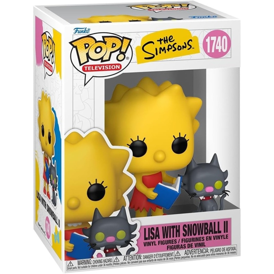 04eaa779c1682066b59079096518741f.jpg Funko POP! The Simpsons N° 1740 - Lisa With Snowball II - Image 1