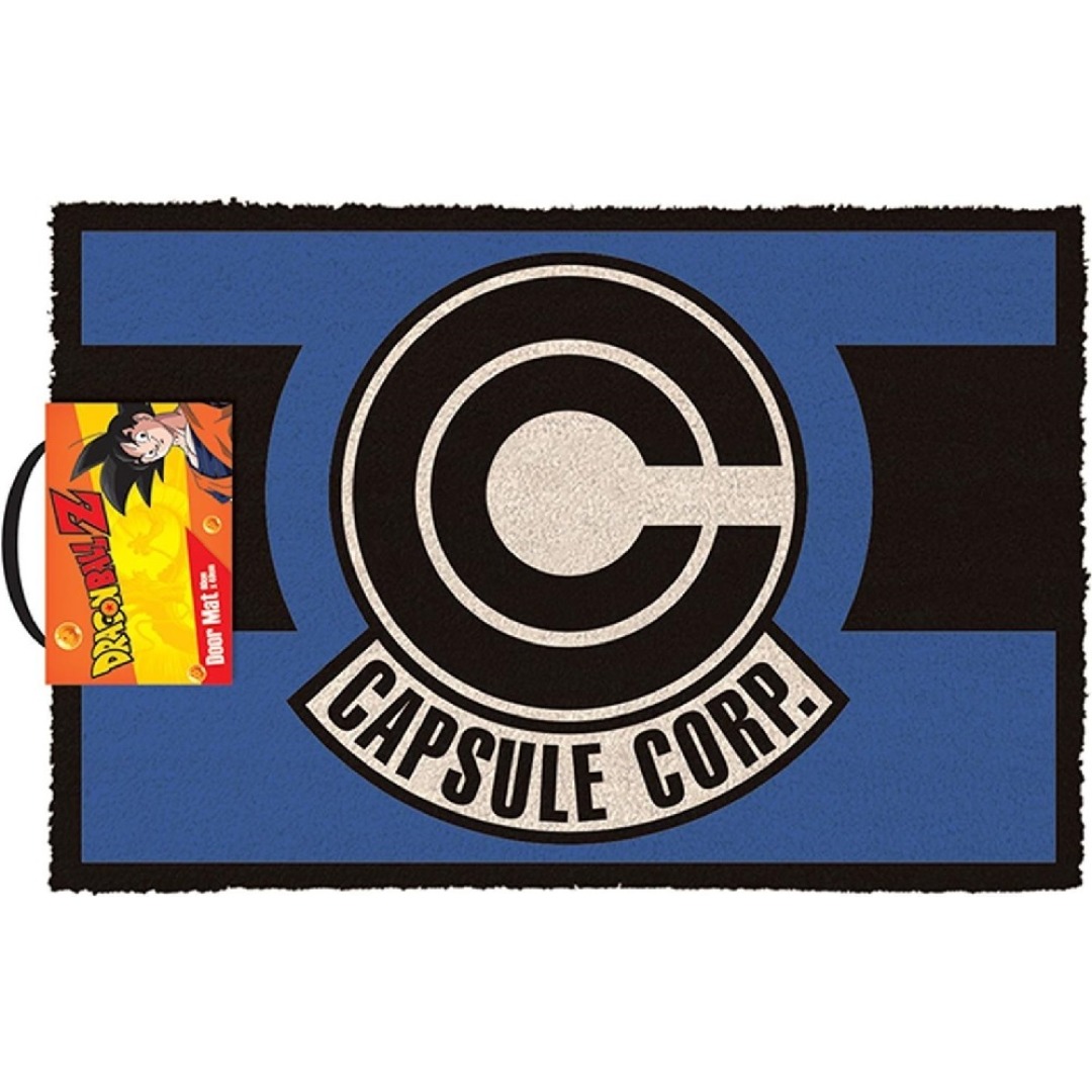 07256cad012f2a8239cd918cbb899bc9.jpg Dragon Ball Z Capsule Corp Doormat 40x60cm - Image 1
