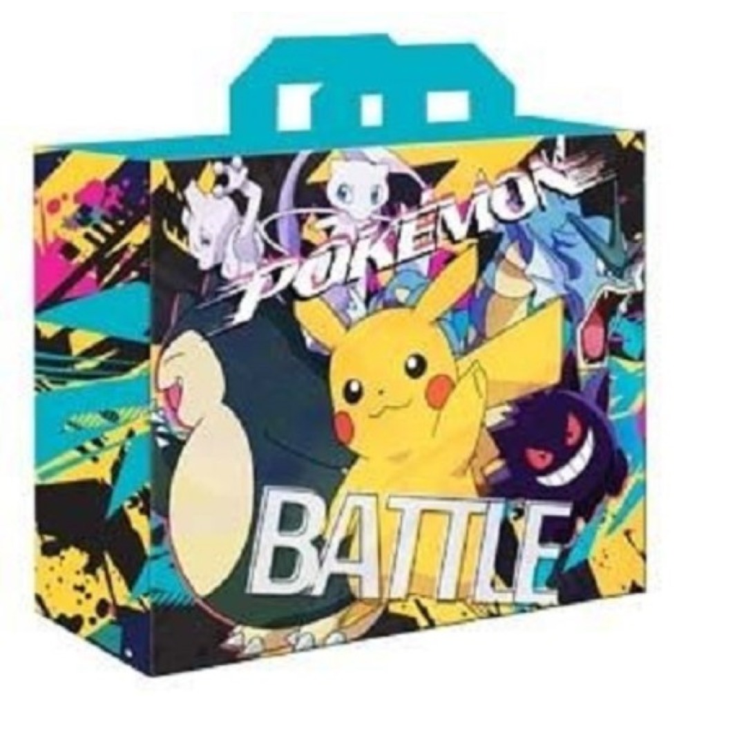 07256df856328ecfddd39a9a5d011db2.jpg Pokemon Pikachu Battle Shopping Bag - Image 1
