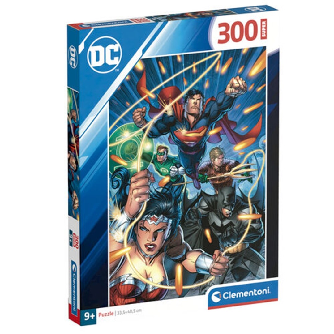 077222b6ed2d963af92e83fde97cf537.jpg DC Justice League Puzzle 300 Pieces - Image 1
