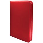 Ultra Pro Vivid Red 9-Pocket Pro Binder Zippered