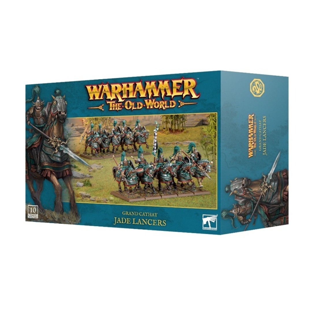 0a406e2161f05c949e111d9fb286af99-1.jpg Warhammer The Old World Grand Cathay Jade Lancers (06-208) - Image 1