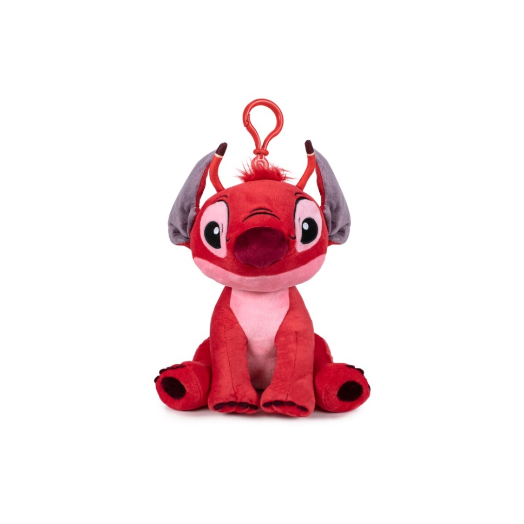 0a4adc52baec61f8b77f0a6ab8c42202.jpg Disney Lilo & Stitch Leroy Keychain Plush With Sound 13cm - Image 1