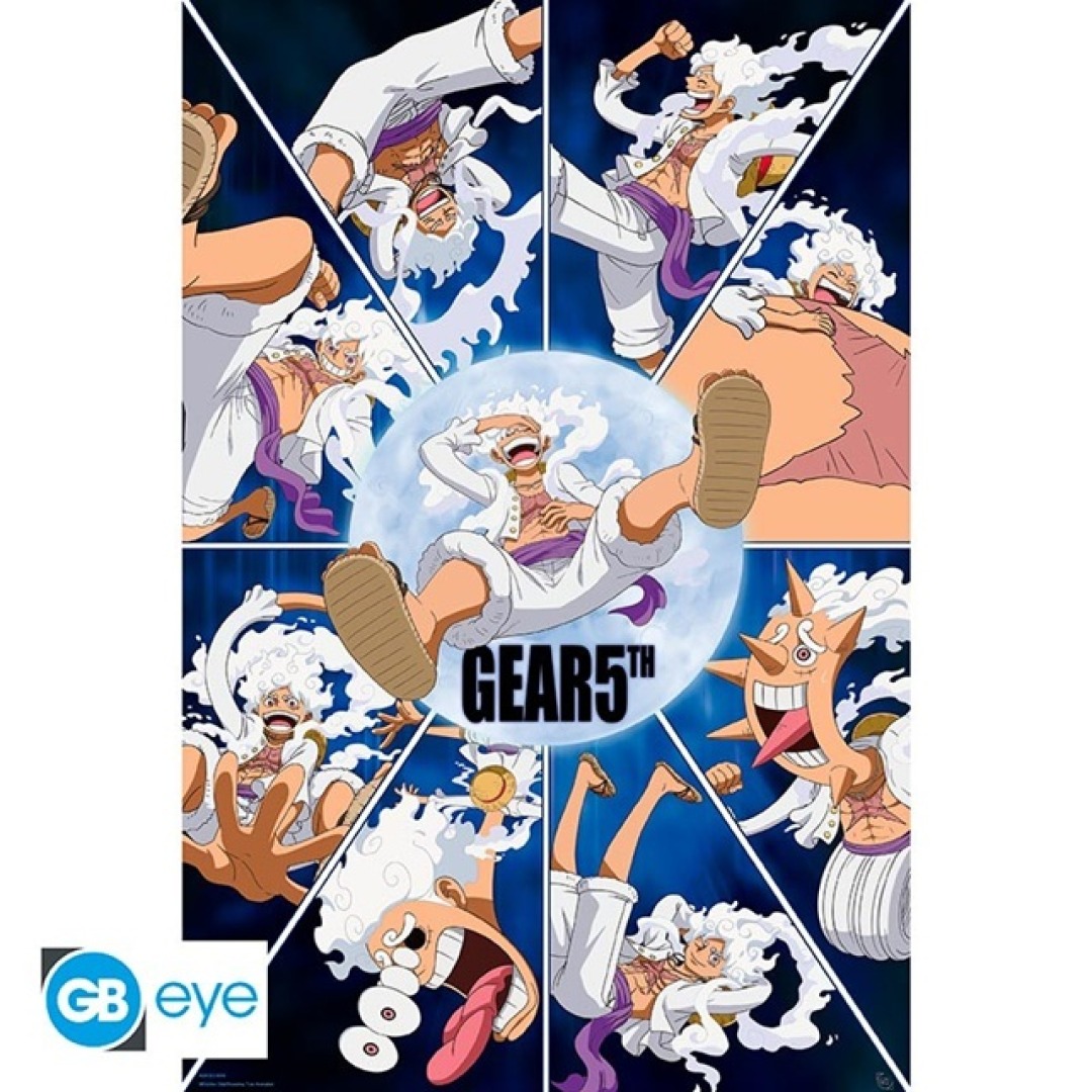 0a63c4de60bad18957e6d1bd2fe8e4fb-1.jpg One Piece Gear 5 Poster 91x61cm - Image 1
