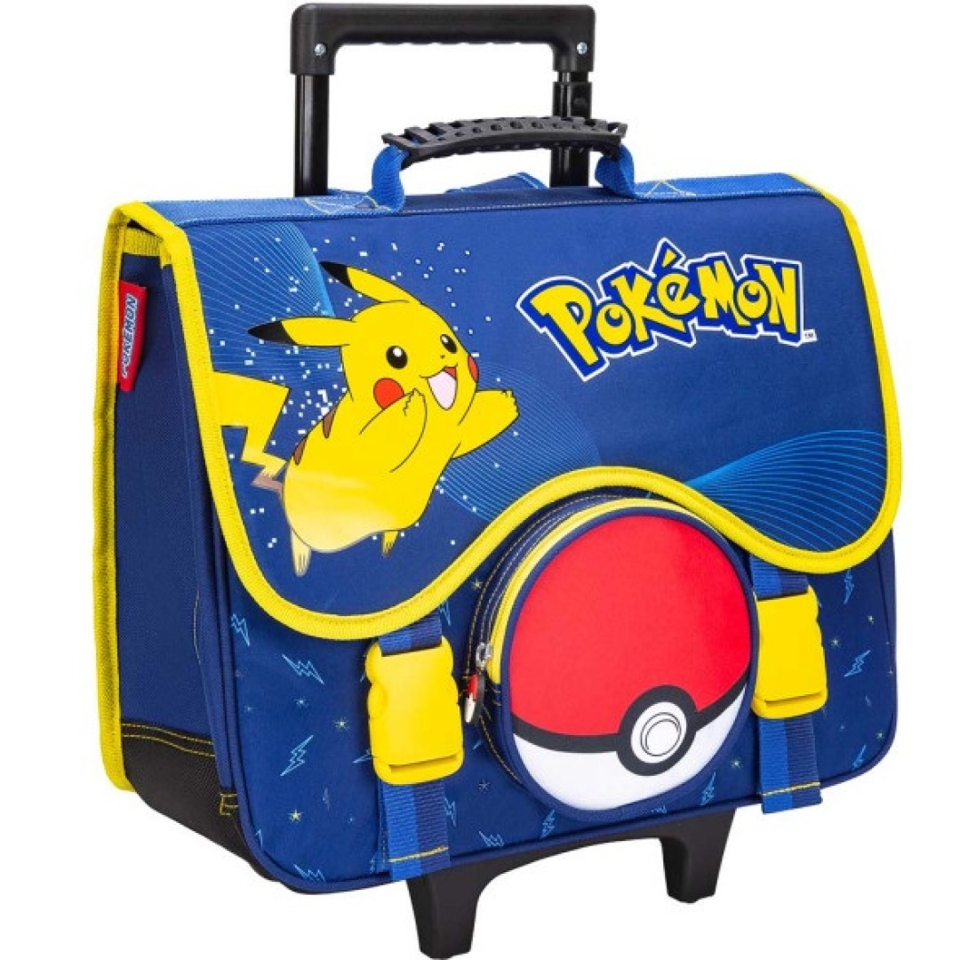 0a92c3bd95636869f762115ee5c1682b.jpg Pokemon Pikachu Trolley Backpack - Image 1