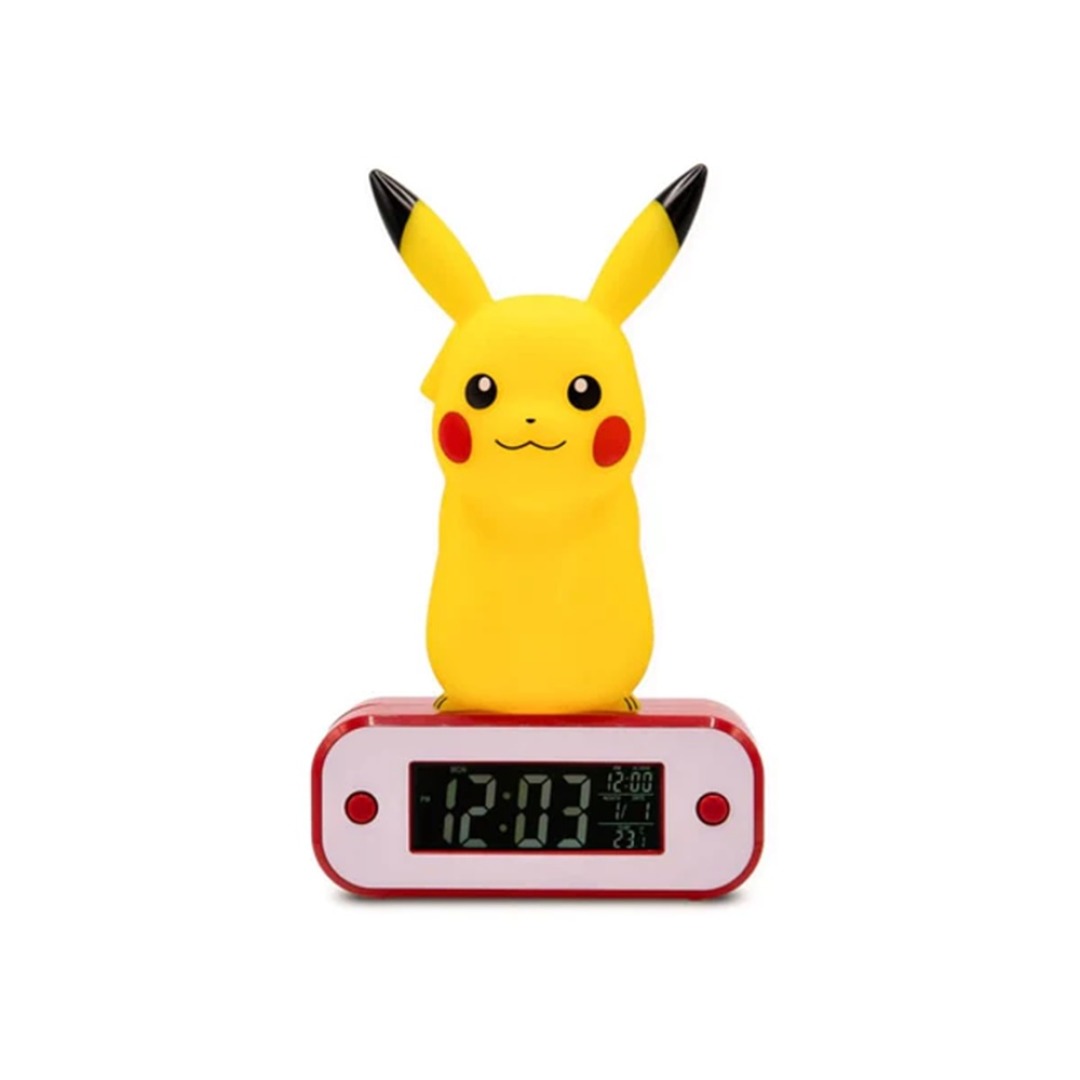 0b07828b01dc9e3c575fcdb5e0b0bc9d.jpg Pokemon Pikachu Alarm Clock With Light - Image 1