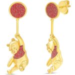 Disney Winnie The Pooh Pair of Drop Earrings
