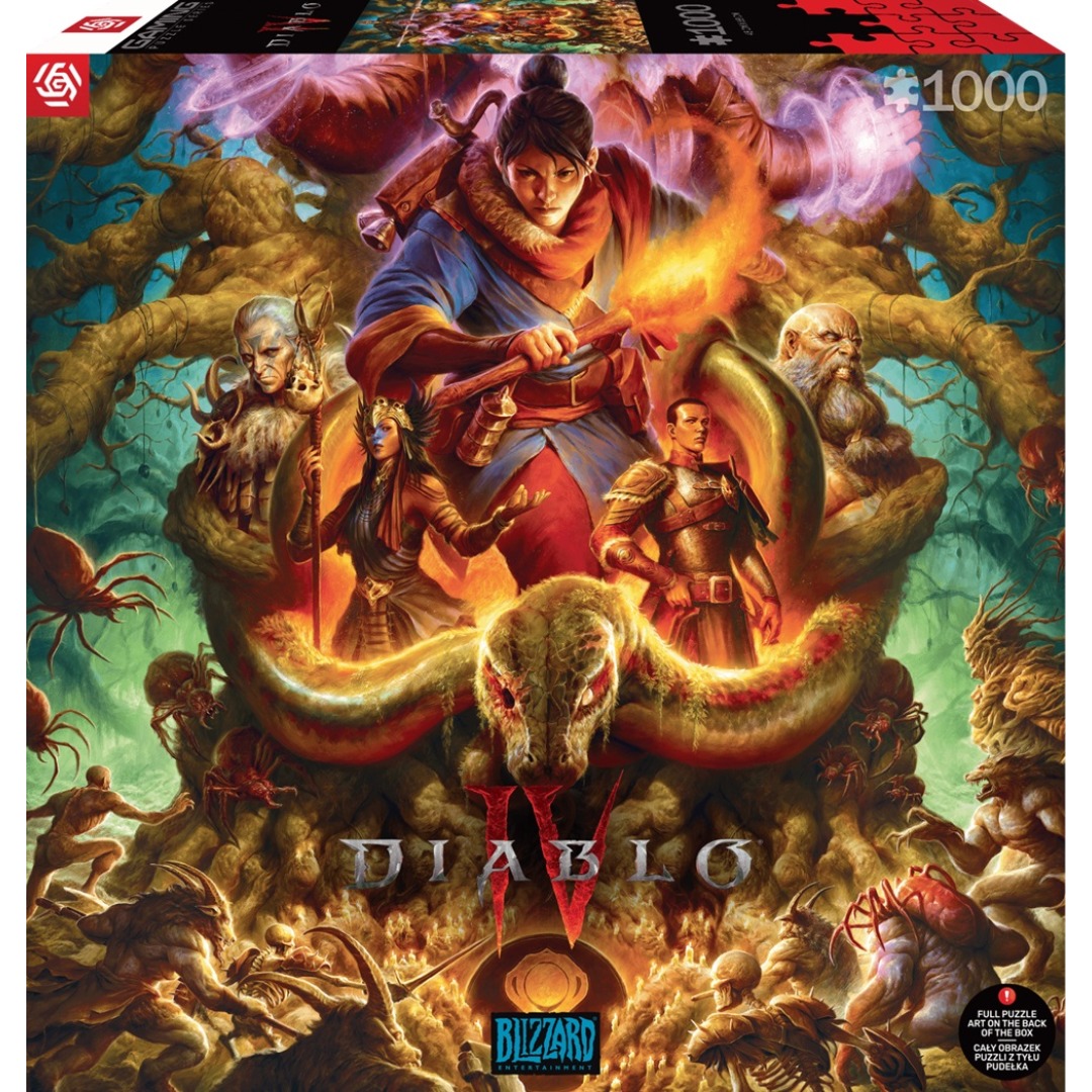 0c2505c89a6cb1592ad85b41458814de.jpg Diablo IV Puzzle 1000 Pieces - Image 1