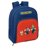 Super Mario, Luigi & Toad Backpack 34x28x10cm