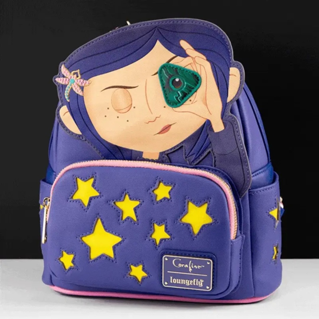 0ccbd8fd492e7a3cdd5cfbca13c2a979-1.jpg Coraline Stars Cosplay Loungefly Backpack - Image 1