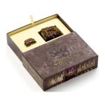 Harry Potter Monster Book Keychain & Pin Badge Gift Set