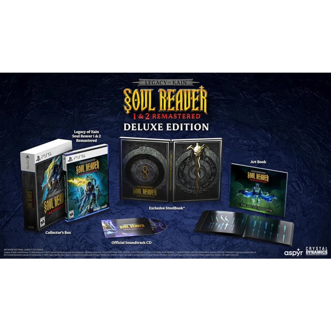 100fb5a898f41bf26222bbae687719ed.jpg PS5 Legacy of Kain Soul Reaver 1 & 2 Remastered Deluxe Edition - Image 1