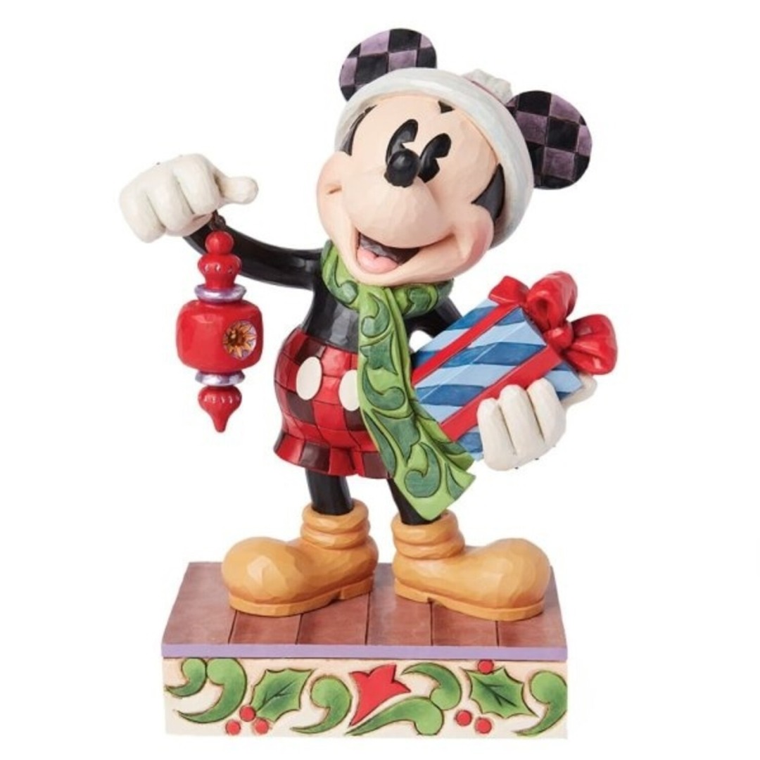 10db90f93a02831ca479683abbd82cfa-1.jpg Disney Mickey Mouse Christmas Limited Edition Enesco Traditions Figurine - Image 1