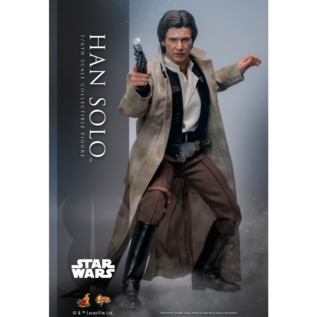 10dece009482e1d3ff2612286ea0b26d.jpg Star Wars Han Solo Sixth Scale Hot Toys Figure - Image 1
