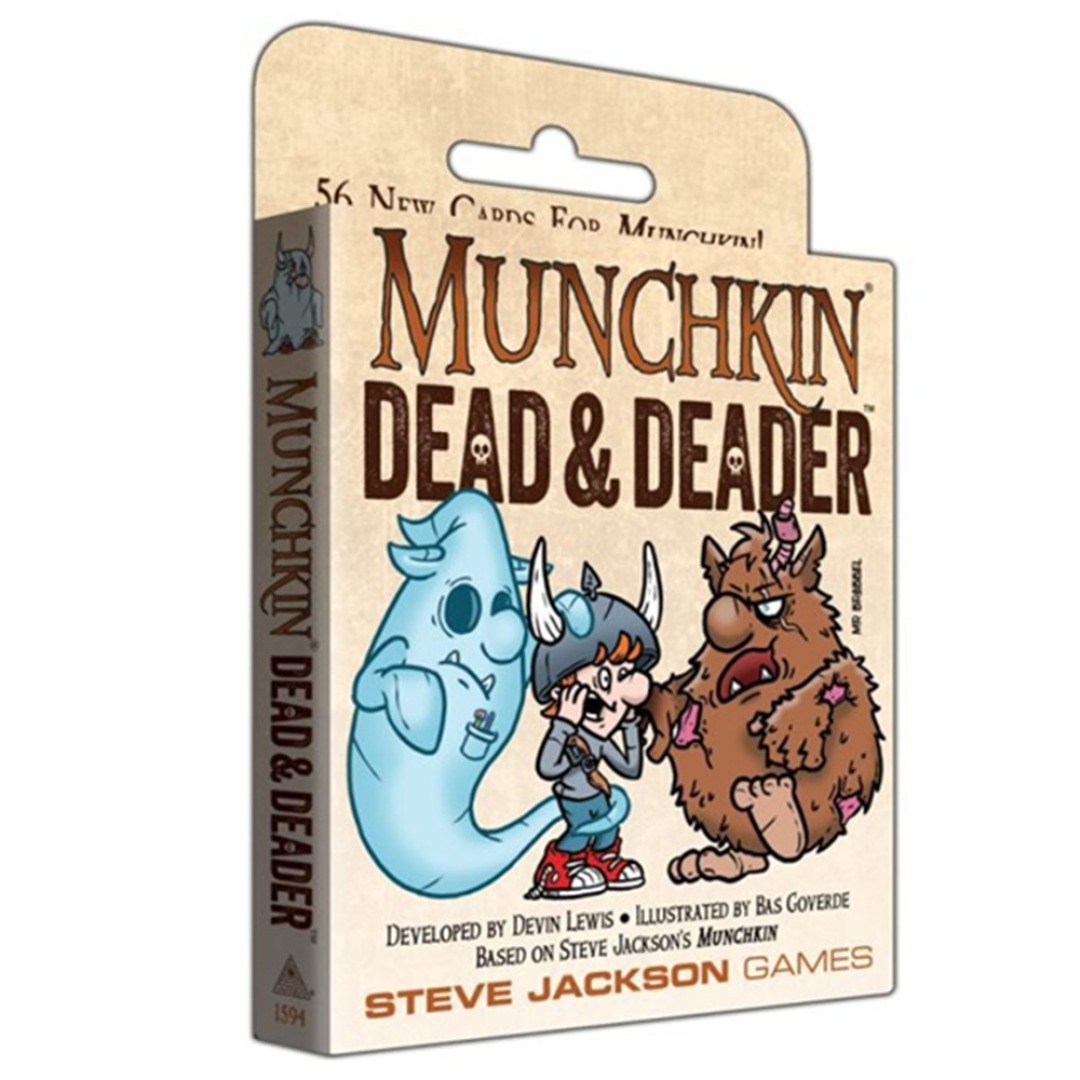 120cae820ef728fe05fa1be5f4644f63.jpg Munchkin Dead & Deader Board Game - Image 1