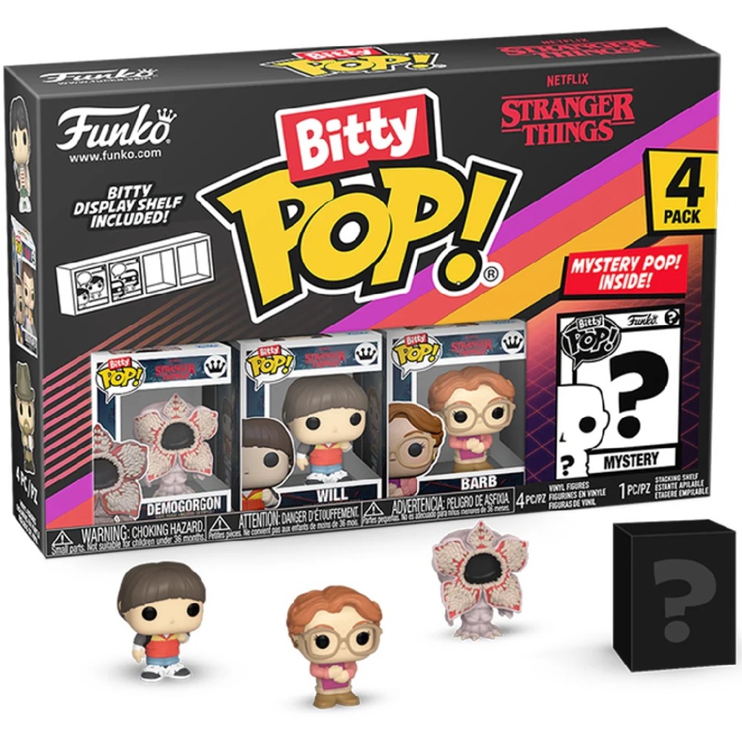 1234320e7976a8c8c99a225fa9079a05.jpg Funko Bitty POP! Stranger Things Demogorgon 4 Pack - Image 1