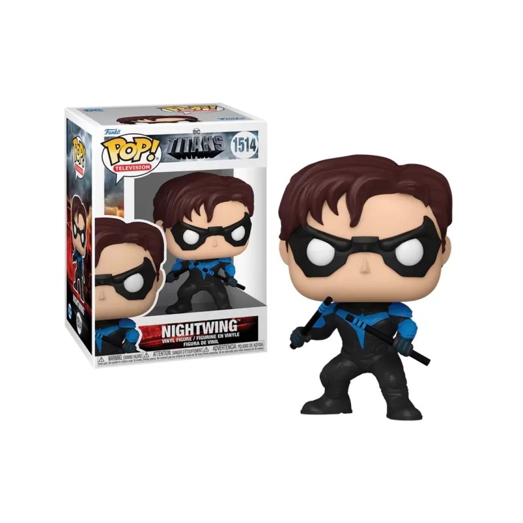 13f42caae65dedd2d19136c4c18c91c8.jpg Funko POP! DC Titans N° 1514 - Nightwing - Image 1
