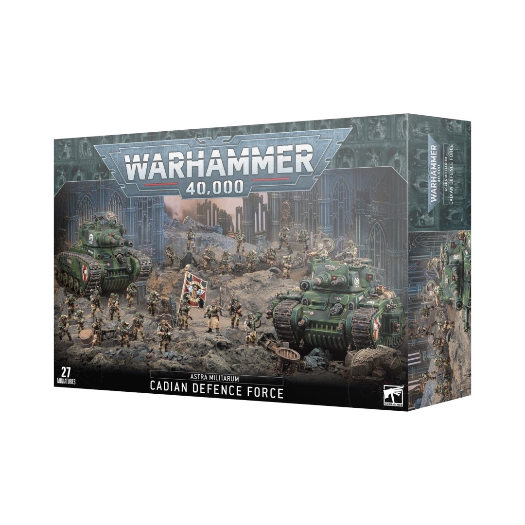 14a7eeb2b84da6af446ff84925fa4468-1.jpg Warhammer 40,000 Astra Militarum Cadian Defence Force Battleforce (47-42) - Image 1