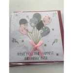 Elegance Hand Made - Wish you the happiest birthday ever card